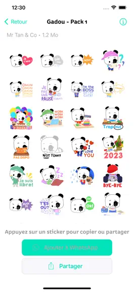Game screenshot Les Stickers de Gadou apk