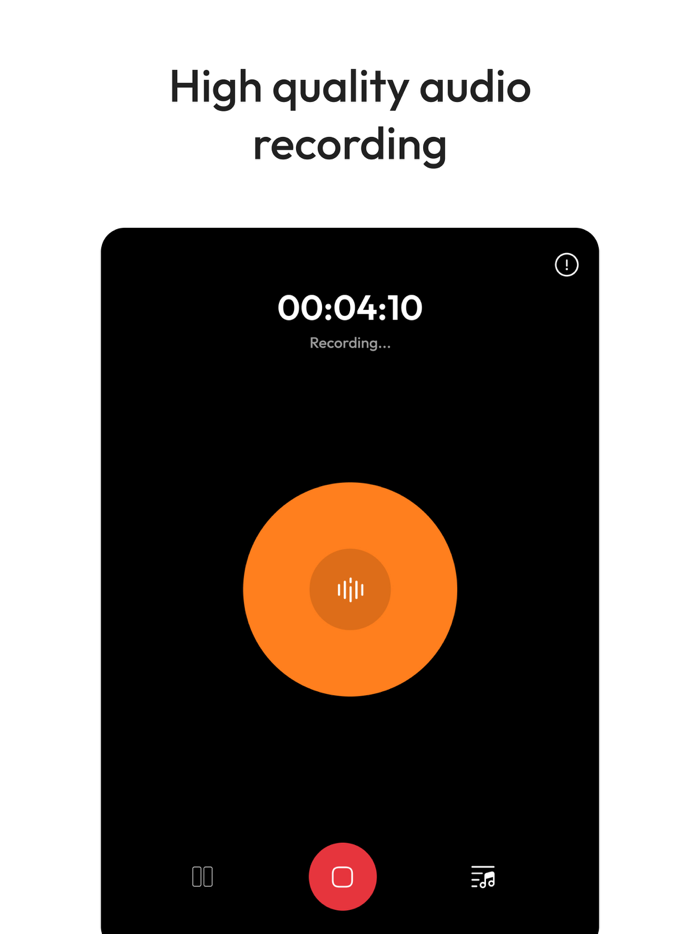 Just Press to Record
