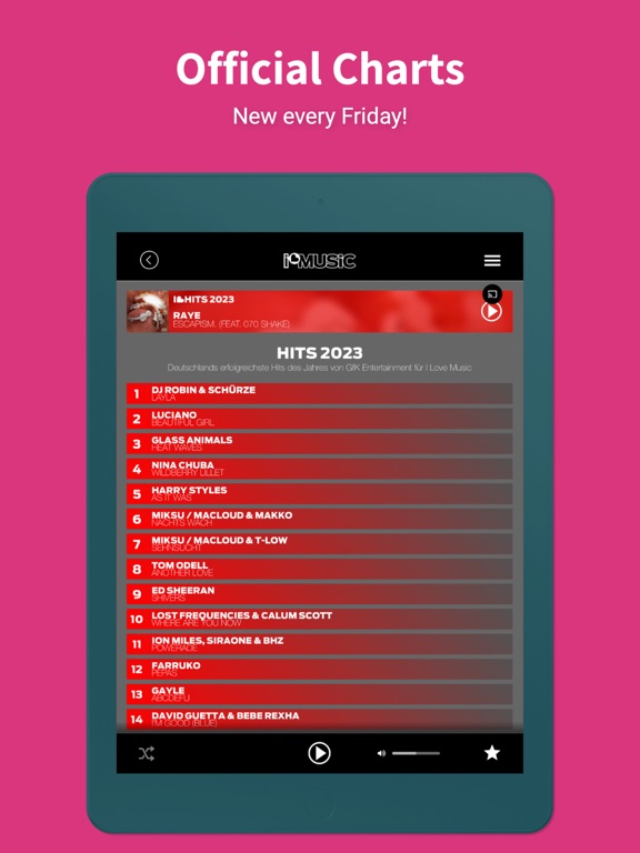 ILOVEMUSIC.DE iPad screenshot 4 - Music app