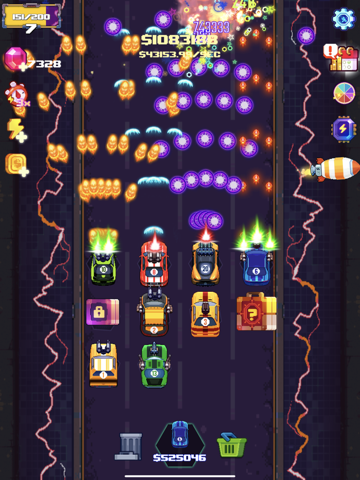 PixelCar Idle Defense