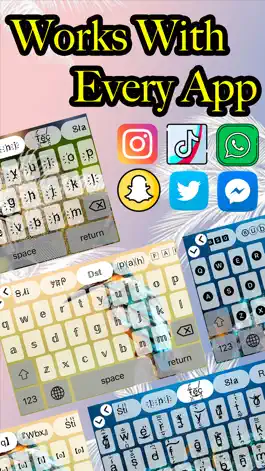 Game screenshot Keyboard Fonts & Background apk