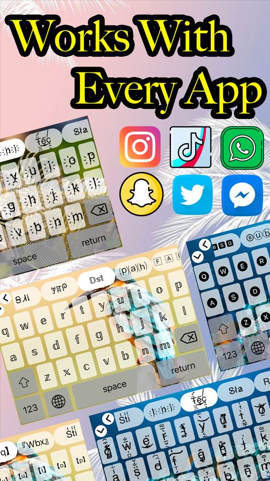 #2. Keyboard Fonts & Background (iOS) 由: Bui Van Phuoc