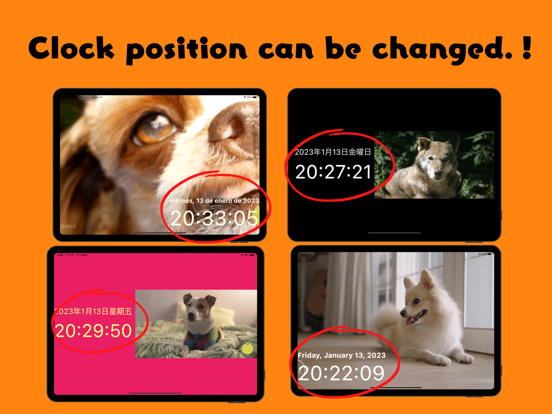 Screenshot #6 pour Dog Clock app.digital cute