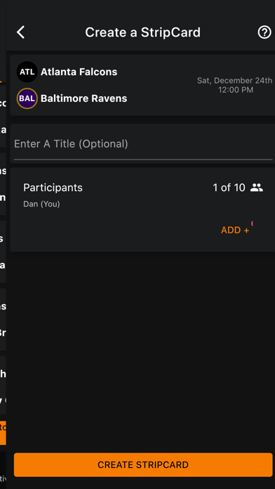 StripCard - Sports Party Game Screenshot