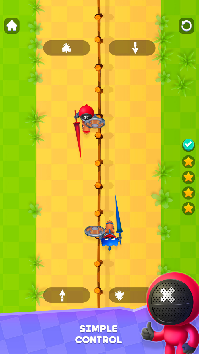 Games for 1 and 2 player