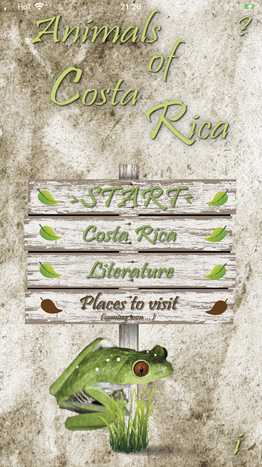 #1. Animals of Costa Rica (iOS) Podle: Stefan Kunz