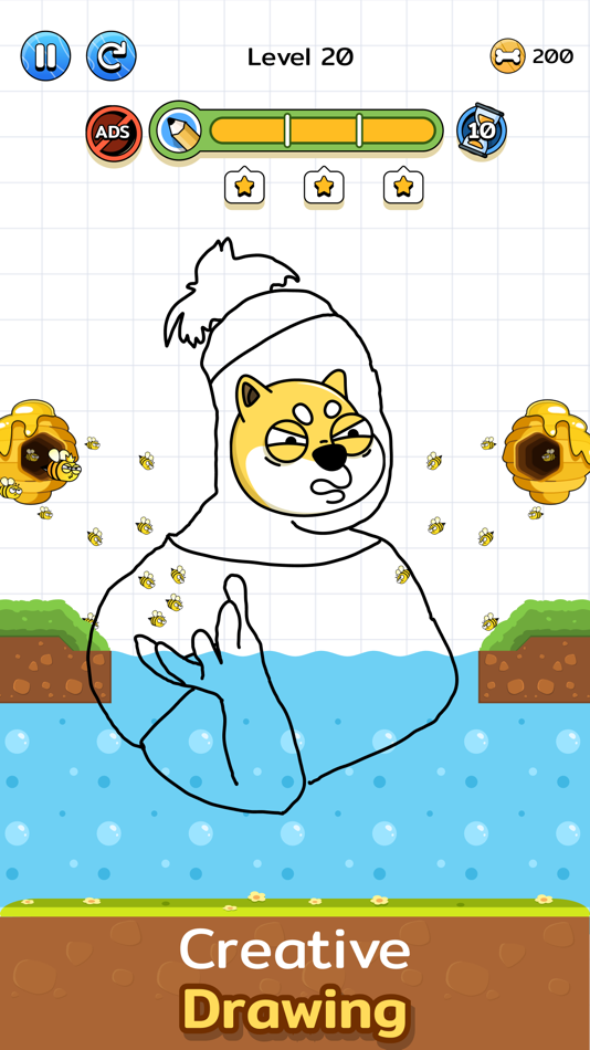 #1. Save the Dog: Draw Line DOP (iOS) 由: LeoGame Co., Ltd