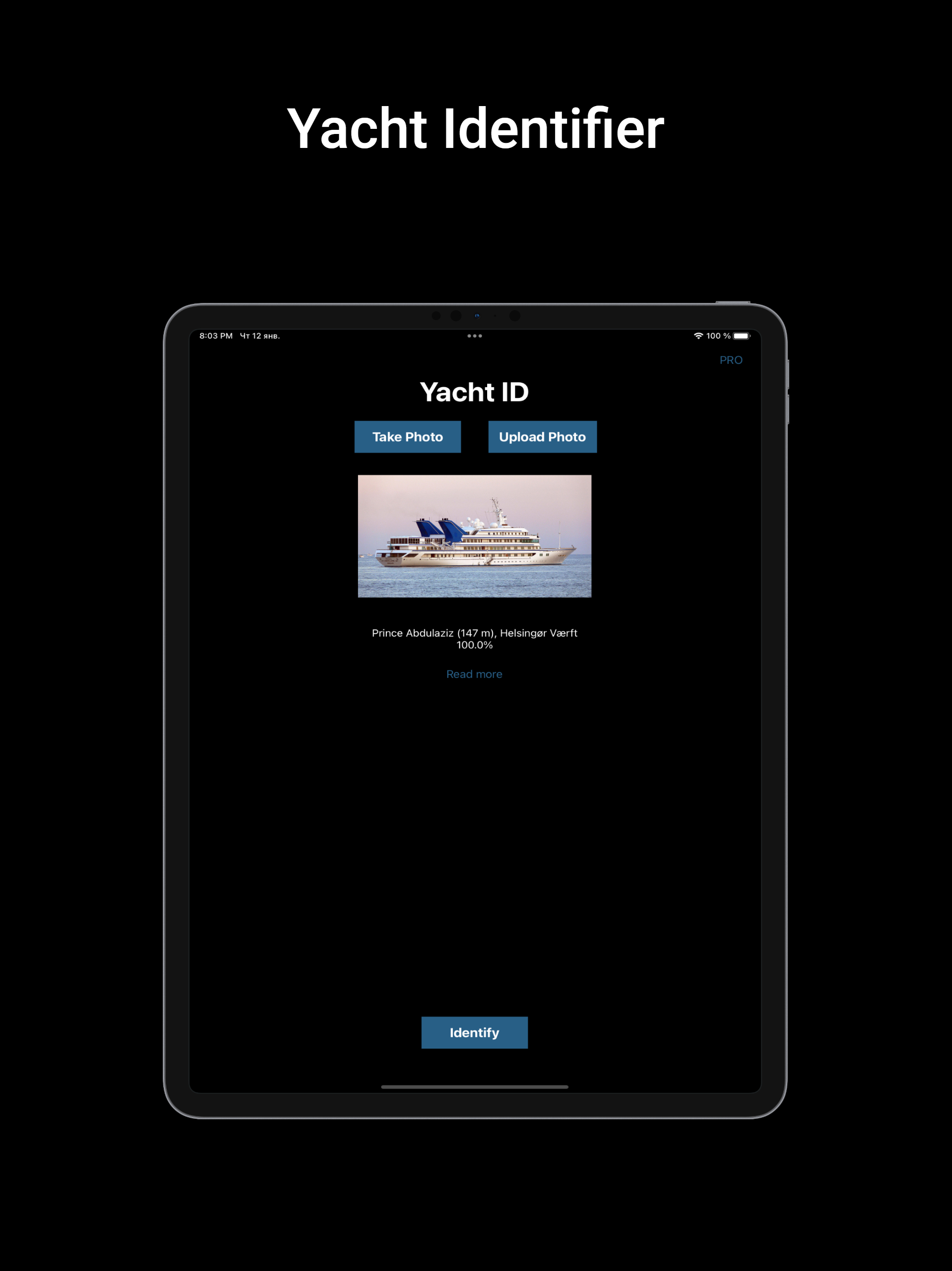 Yacht Identifier: Ship ID