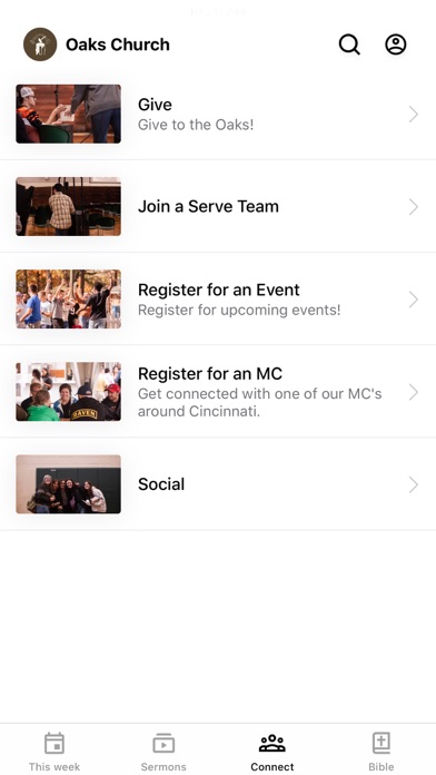 The Oaks Church - Cincy Screenshot