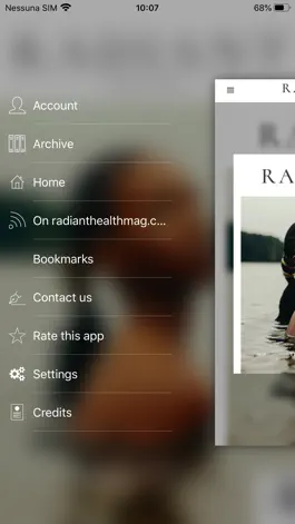 Game screenshot Radiant Health Magazine apk