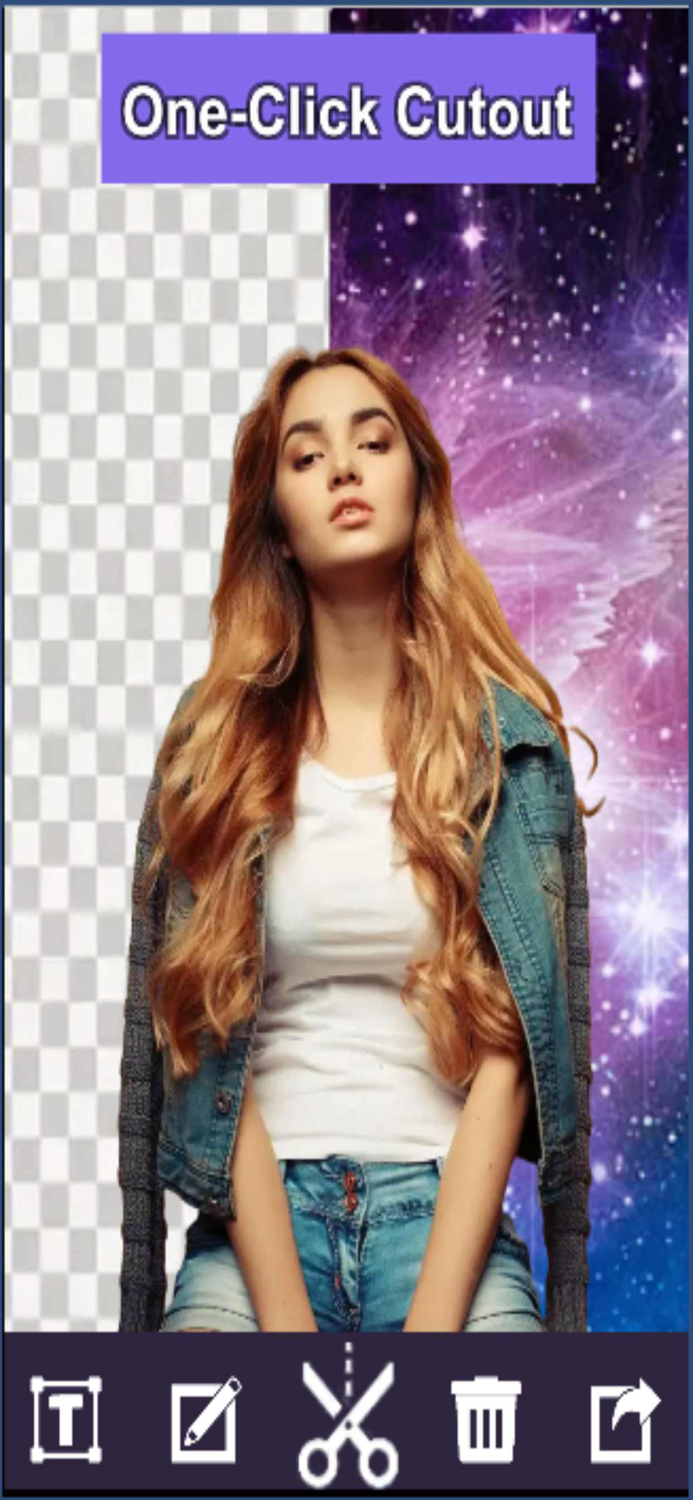 Cut to replace background