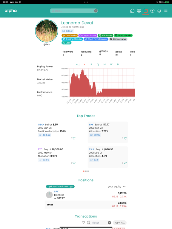 Screenshot #4 pour Alpha Stocks