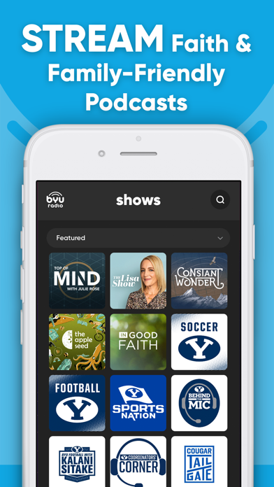 BYUradio: Inspiring Podcasts Screenshot
