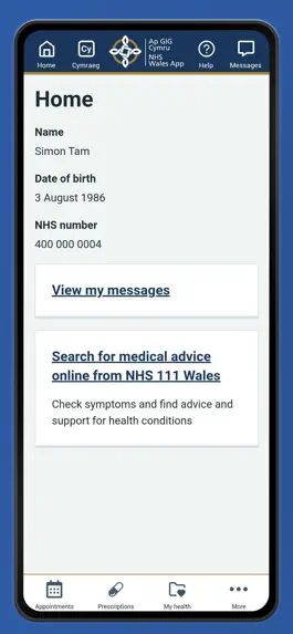 Game screenshot NHS Wales App apk