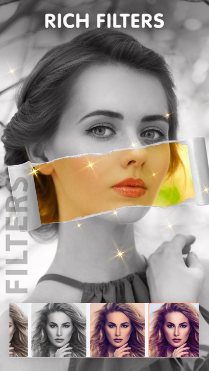 NeonArt Spiral Photo Editor