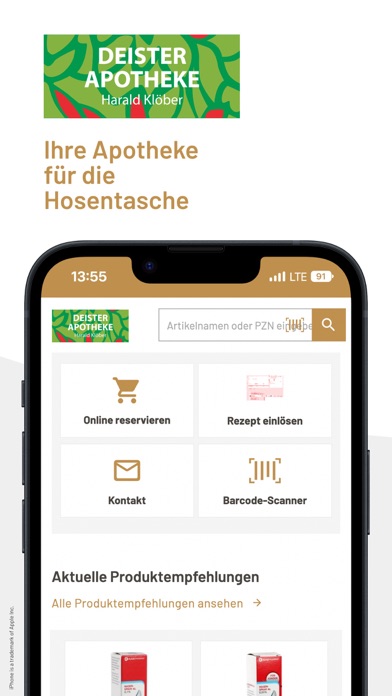 Screenshot #1 pour Deister-Apotheke Barsinghausen