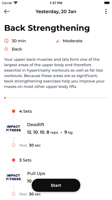 IM 4 FITNESS Screenshot