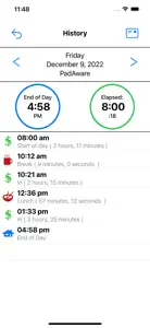 PadAware™ Time Clock screenshot #4 for iPhone