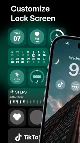 Game screenshot Lock Screen Widgets 16-Widget mod apk