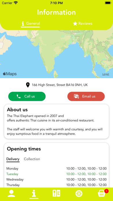 Thai Elephant Restaurant Screenshot