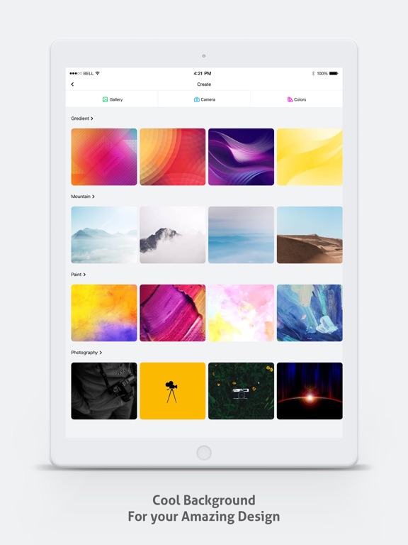 Brochure Maker - Pamphlet iPad screenshot 6 - Photo & Video app