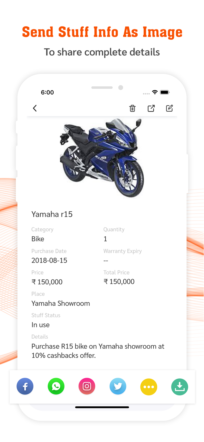 My Stuff Personal Organizer