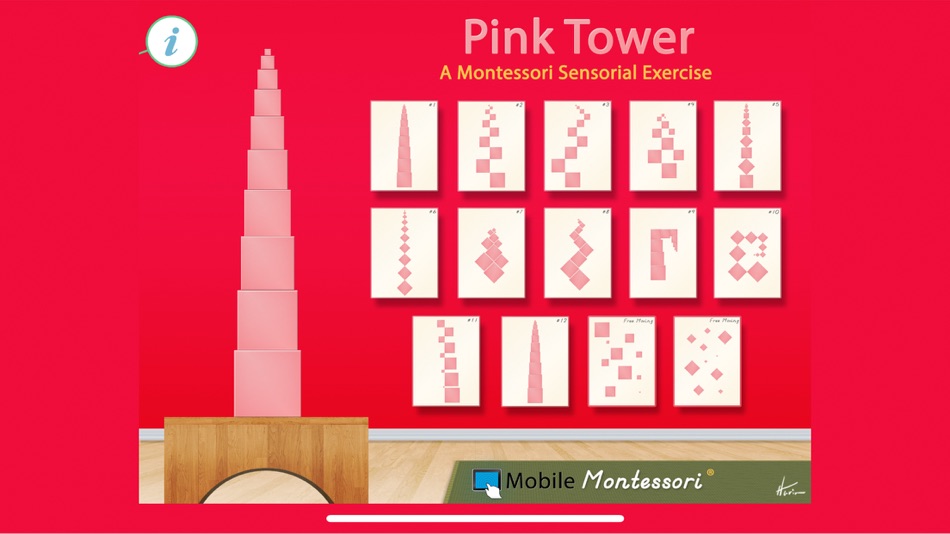 Pink Tower - Montessori Math - 2.3 - (iOS)