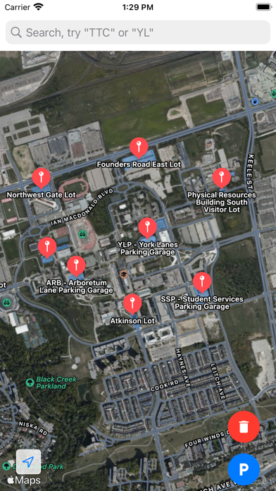 Screenshot #2 pour York U Maps