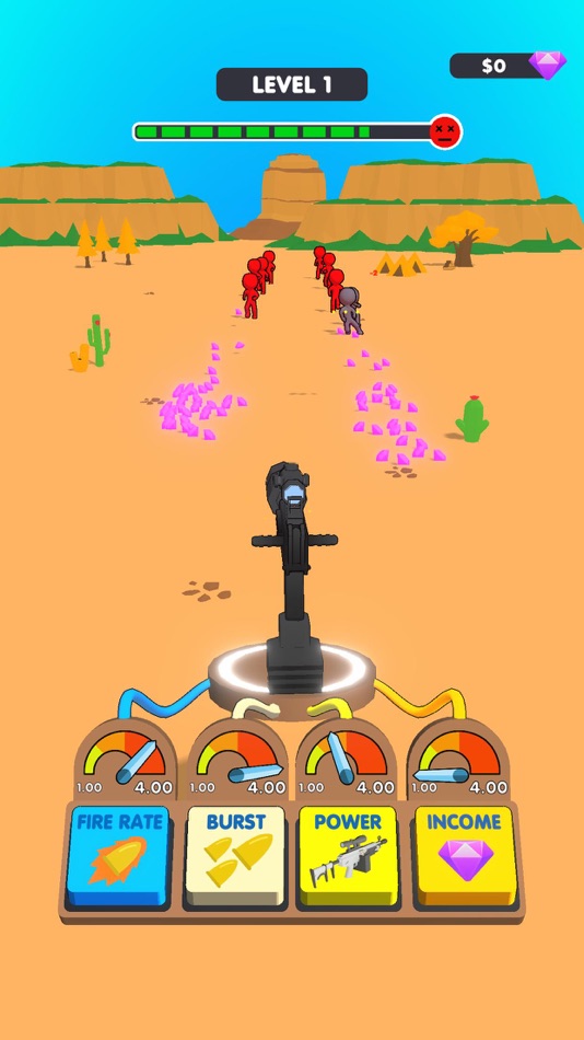 #3. Gun Up Clicker (iOS) 由: Virtual Projects Oyun Yazilim Ve Teknoloji