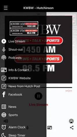 Game screenshot KWBW Radio,  Hutchinson, KS apk