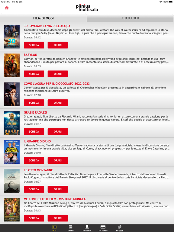 Screenshot #5 pour Webtic Plinius Cinema
