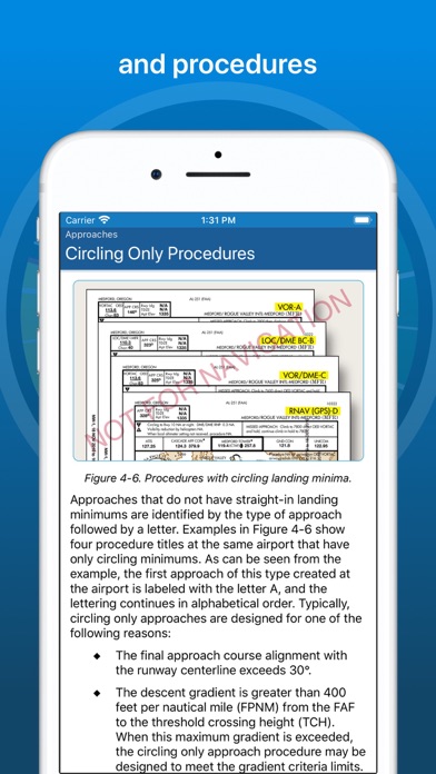 Instrument Procedures Handbook Screenshot
