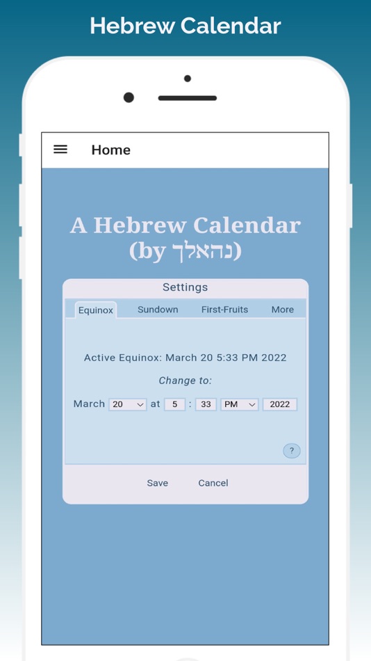 #3. Hebrew Calendar App (iOS) 由: Dioneibys Blanco Grudas