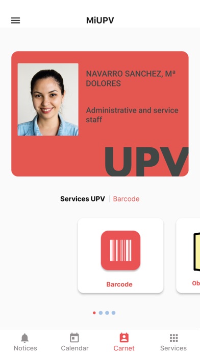 UPV - miUPV Screenshot