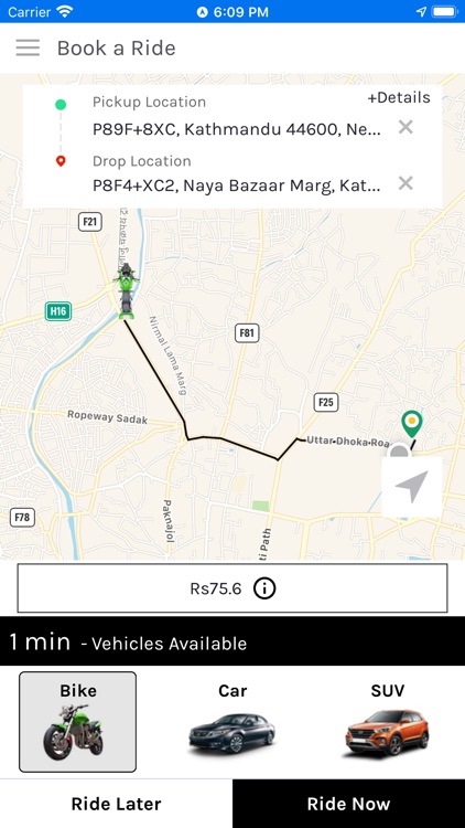 SafeRide App - Book a Ride screenshot-3