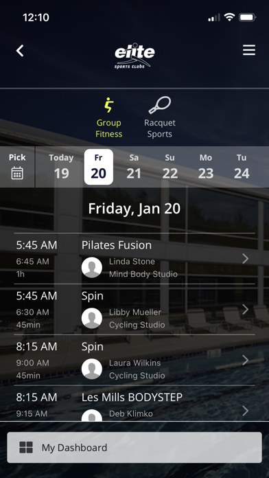 Elite Sports Clubs Screenshot