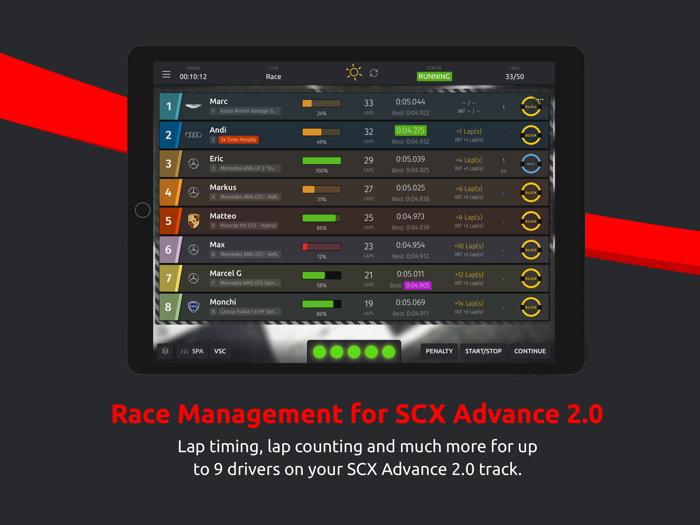 SmartRace for SCX Advance