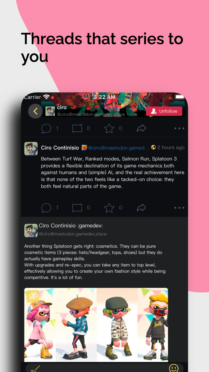 Tootter for Mastodon