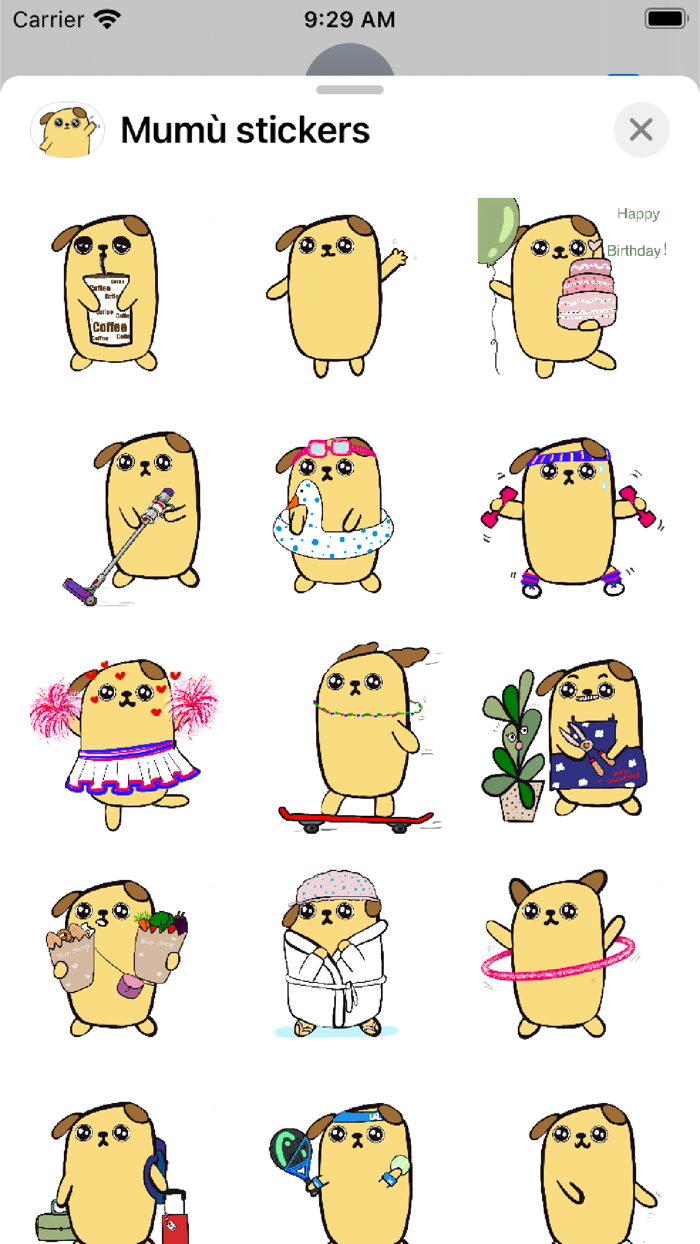 Mumu stickers