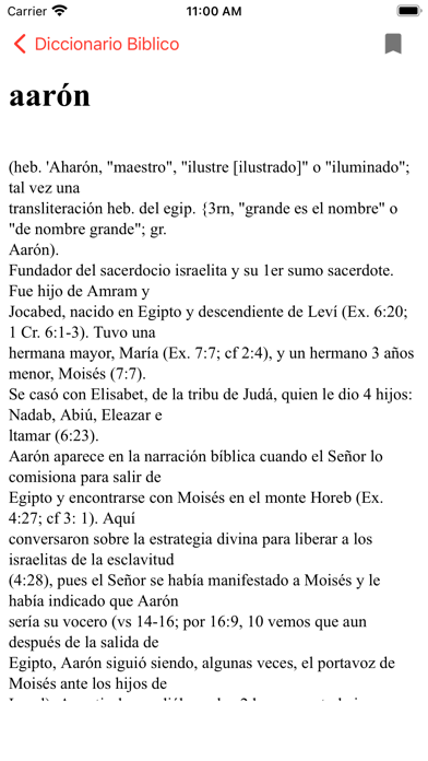 Diccionario Hebreo Biblico