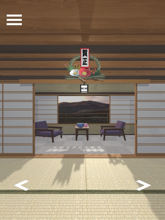 脱出ゲーム:Escape Rooms 正月の宿からの脱出 iPad screenshot 5 - Games app