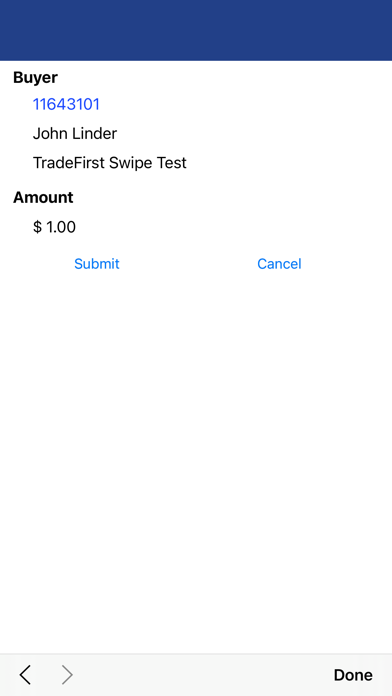 TradeFirst Mobile Swipe Screenshot