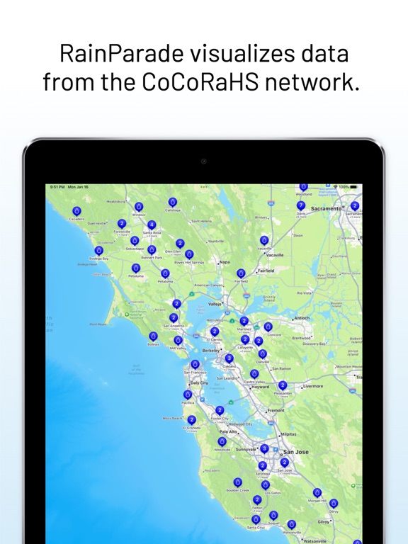 RainParade iPad screenshot 3 - Weather app