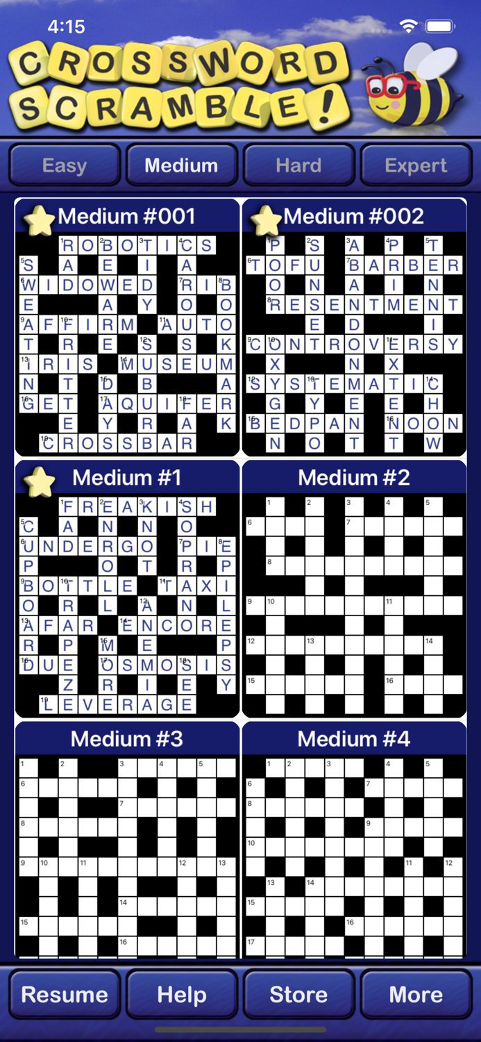 Crossword Scramble