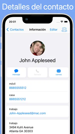 Captura de pantalla de GroupsPro en iPhone 2
