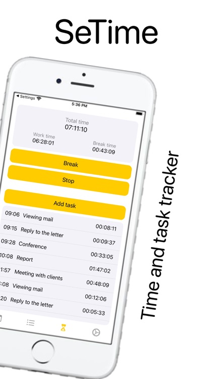 SeTime: Time and task tracker