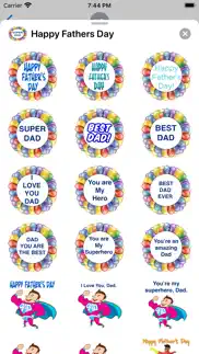 How to cancel & delete happy father's day stickers - 3