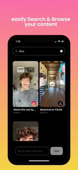 Game screenshot TikReel -  Video Organizer hack