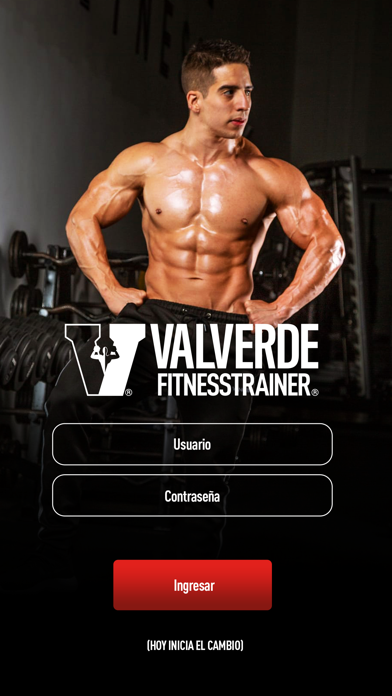 Valverde Fitness App Screenshot