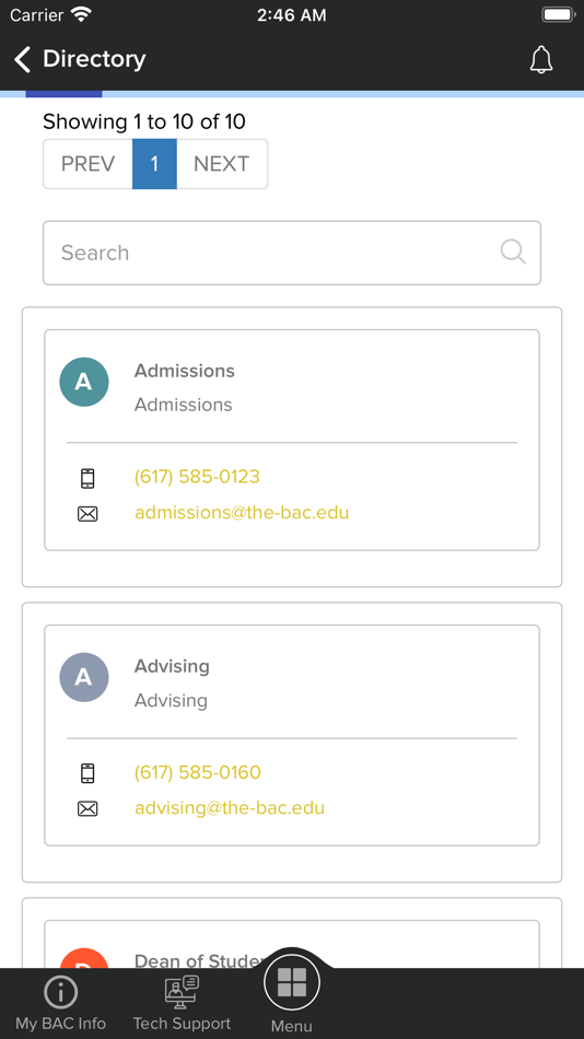 #4. BAC Portal (iOS) 由: THE BOSTON ARCHITECTURAL COLLEGE